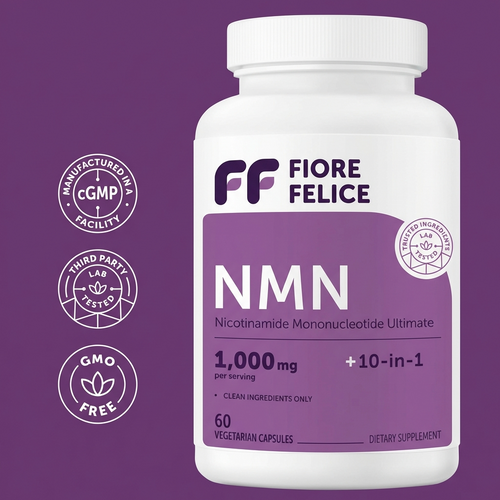 NMN Complex - 1,000mg Per Serving, 60 Veggie Capsules