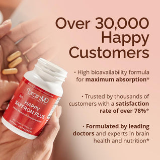 Bright Mood Plus — 3-in-1 Saffron, Curcumin & Zinc Mood Support