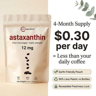 Astaxanthin 12mg, 120 softgels