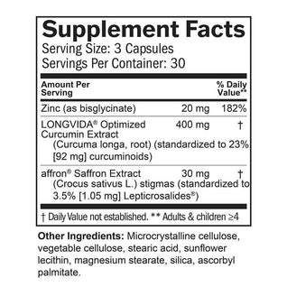 Bright Mood Plus — 3-in-1 Saffron, Curcumin & Zinc Mood Support