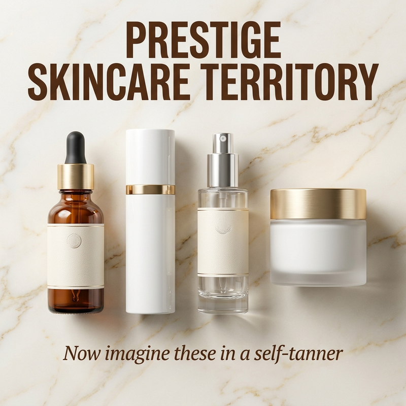 3. What's in this bottle is closer to a $40 face serum than a self-tanner.