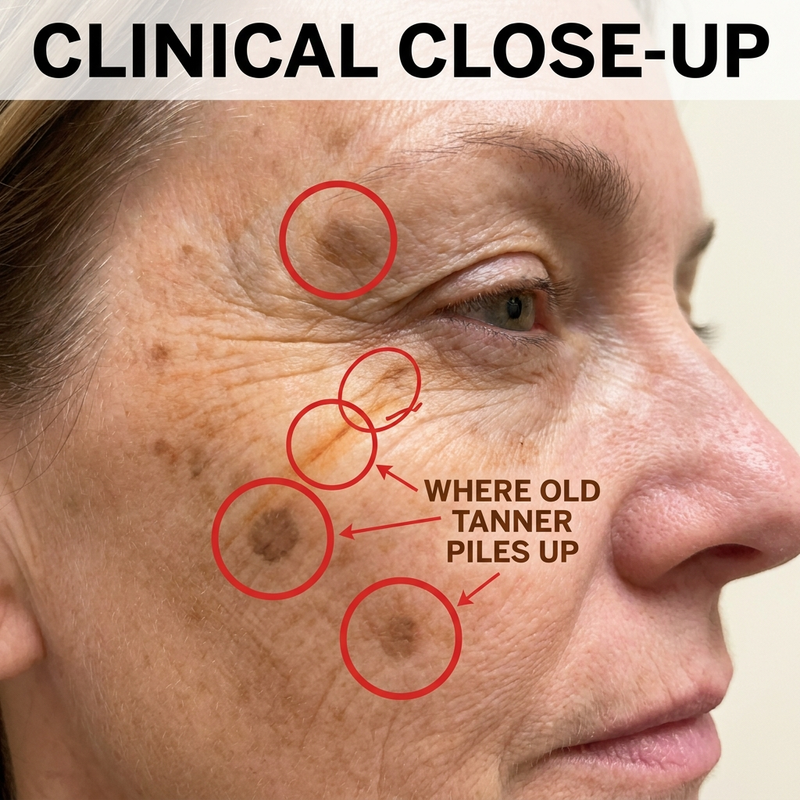 4. Why your old tanners made your wrinkles look worse, not better.