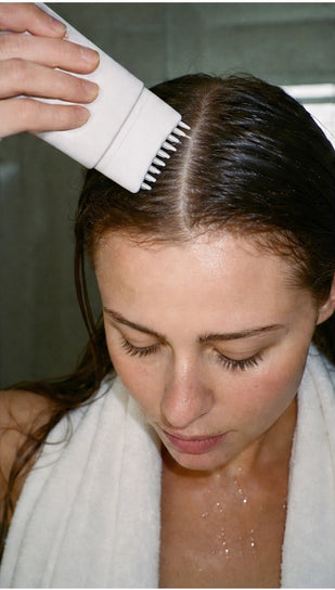 STEP 2 — Part and brush