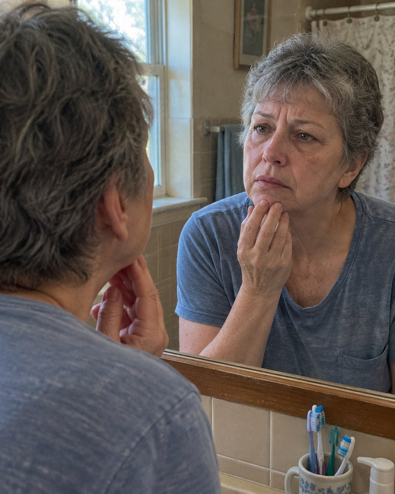 1. Your chin hair was never a hair problem. It's a signal.